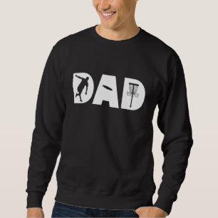 Mens Disc Golf Dad Sport Frolf Frisbee 70s 80s 2 Sweatshirt