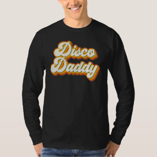 Mens Disco Daddy Retro Matching 60's 70s Party Cos T-Shirt