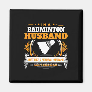 Mens Dminton Husnd Christmas Gift Magnet