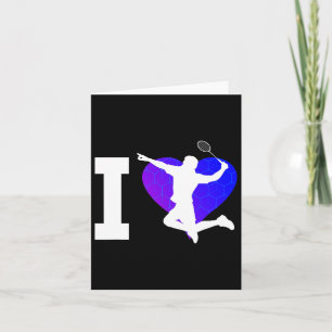 Men's Dminton Player Shuttle  Card