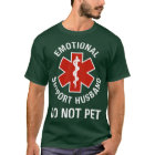 Mens Do Not Pet Emotional Support Husband Funny
