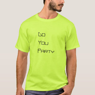 Men's Do You Party Super Bright Green T-Shirt