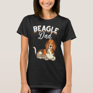 Mens Dog Dad Dog Owner Pet  Animal Fathers Day Bea T-Shirt