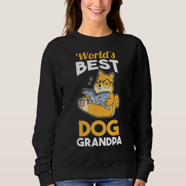 Mens Dog Grandpa Sweatshirt (Front)