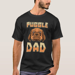 Mens Dog Owner Daddy Pet Animal Puggle Dad Dog Lov T-Shirt