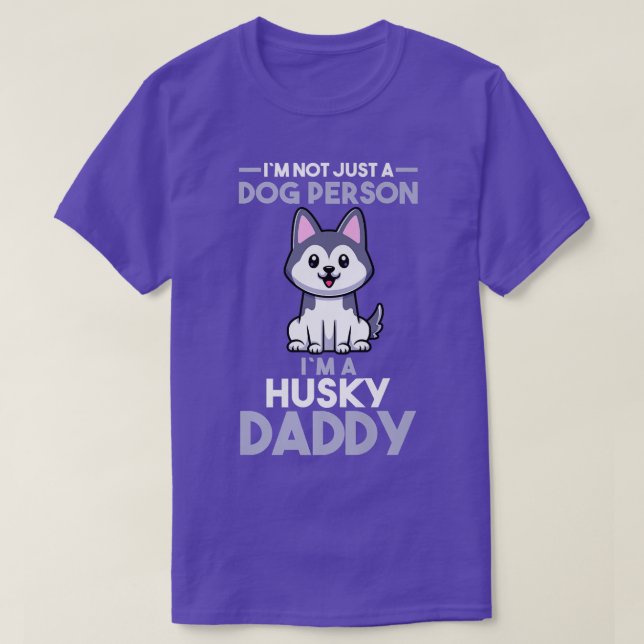 Mens Dog Owner Husky Daddy  T-Shirt (Design Front)