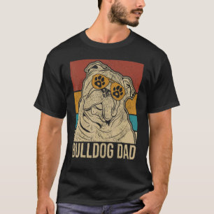 Mens Dog Papa Pet Owner Animal Outfit English Bul T-Shirt