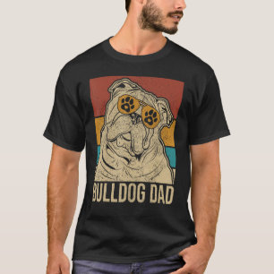 Mens Dog Papa Pet Owner Animal Outfit English Bul T-Shirt