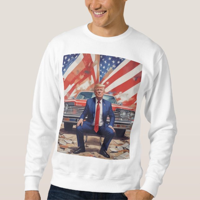 Mens Donald Trump Sweatshirt (Front)