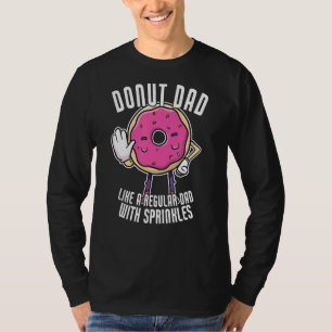 Mens Doughnut Dad Doughnut Dessert T-Shirt