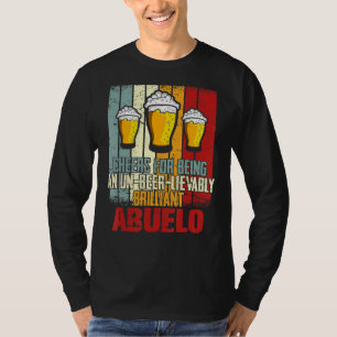 Mens  Drink Cheers For Being Un Beer Lievably Abue T-Shirt