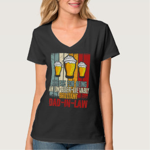 Mens  Drink Cheers For Being Un Beer Lievably Dad  T-Shirt