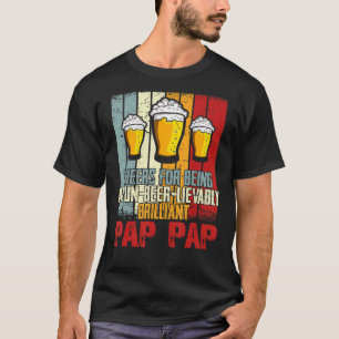 Mens  Drink Cheers For Being Un Beer Lievably Pap  T-Shirt