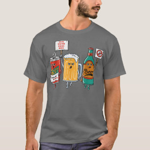 Mens Drinking Beer Funny  T-Shirt