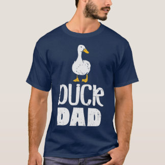 Mens Duck Dad Farm Animal Country Farming Farmer T-Shirt