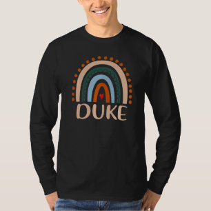 Mens Duke Rainbow Boho Rainbow Duke Cool Dad Fathe T-Shirt