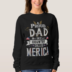 Mens Eagle Mullet 4th Of July Usa American Flag Me Sweatshirt