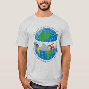 Men's Earth is not a trash can t-shirt