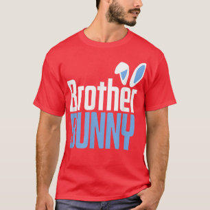 Mens Easter Brother Bunny Costume Funny Family Mat T-Shirt
