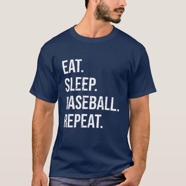 Mens Eat Sleep Do Gens Repeat Gaming Lover T-Shirt (Front)