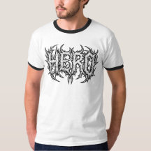 Men's Edgy HERO Streetwear Shirt | Gothic Metal Hu