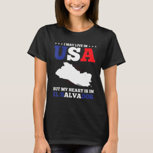 Mens El Salvador Salvador Flag Salvadoran 3 T-Shirt