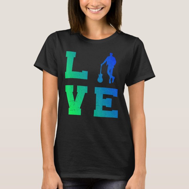 Men's Electric Guitar T-Shirt (Front)