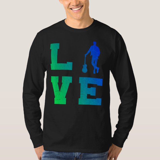 Men's Electric Guitar T-Shirt (Front)