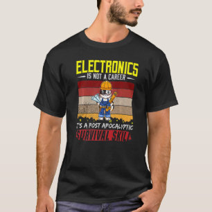 Mens Electrician Is Not A Career Electricity Wirem T-Shirt