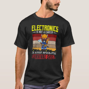 Mens Electrician Is Not A Career Electricity Wirem T-Shirt