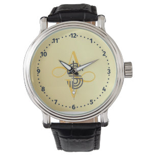 Men's Elegant Gold Oversize Bracelet Classic Watch