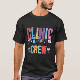 Mens  Elementary Nurse Clinic Crew School Nurses T-Shirt