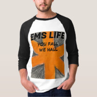 Men's EMT orange and graphite star of life