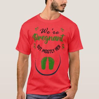 Mens Epecting Parents Pregnancy Funny Saying Baby  T-Shirt