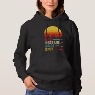 Mens Epic Husband Since 2000, Happy Anniversary Hoodie