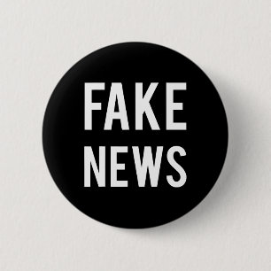 Mens Fake News Media Politics Trump Supporter Repu 6 Cm Round Badge