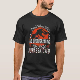 Mens Family Matching Big Brother Dinosaurs Christm T-Shirt