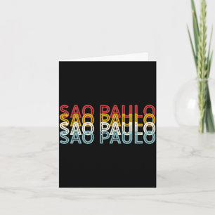 Mens famous city 70's retro usa - vintage sao card