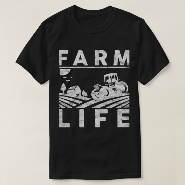 Mens Farm Life Funny Farming Farmer Arable T-Shirt (Design Front)