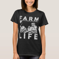 Mens Farm Life Funny Farming Farmer Arable