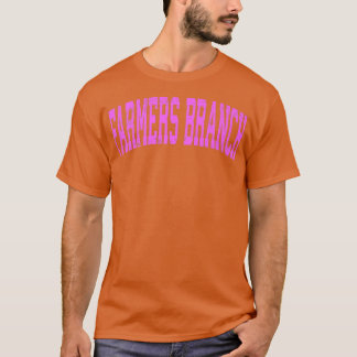Mens Farmers Branch Teas TX Vintage Athletic Sport T-Shirt