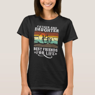 Mens Father And Daughter Fishing Partner For Life T-Shirt