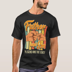 Mens Father And Son The Legend And The Legacy Dadd T-Shirt