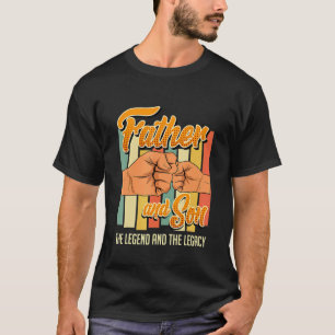 Mens Father And Son The Legend And The Legacy Dadd T-Shirt
