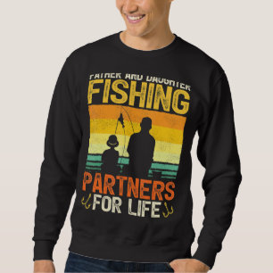 Mens Father & Daughter Fishing Partners Fisherman Sweatshirt