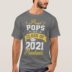 Mens Father Of Graduate Proud Pops Of A Class Of T-Shirt