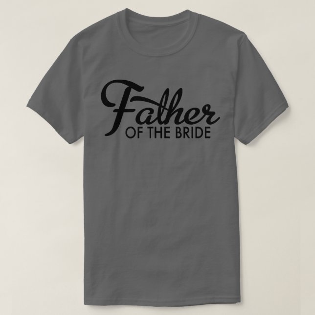 Mens Father of the Bride  T-Shirt (Design Front)