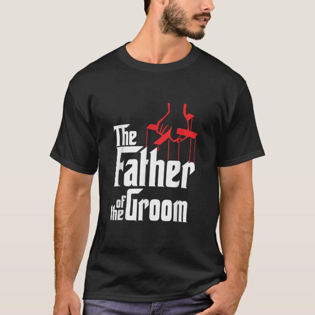 Mens Father of the Groom T-Shirt (Front)