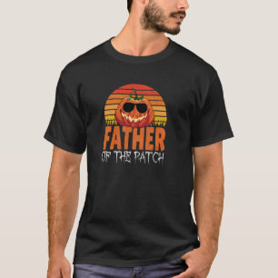 Mens Father Of The Patch Halloween Pumpkin Dad Pul T-Shirt