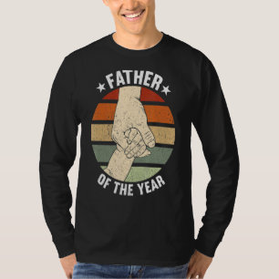 Mens Father Of The Year New Dad Happy Daddy Fathe T-Shirt